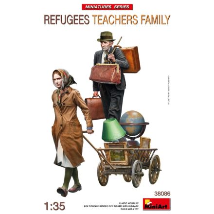 MiniArt Refugees Teachers Family makett
