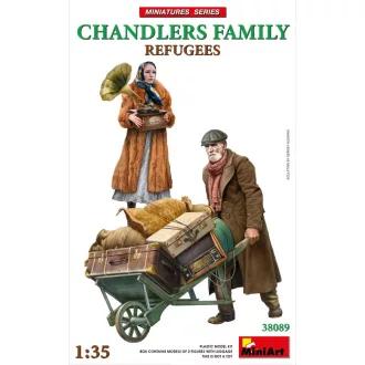 MiniArt - Refugees. Chandlers Family 1:35 figura készlet