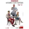 MiniArt - Modern Cafe Visitors Set #2 1:35 figura készlet