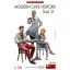 MiniArt - Modern Cafe Visitors Set #2 1:35 figura készlet