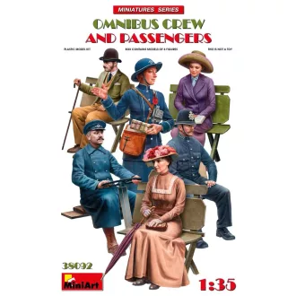 MiniArt - Omnibus Crew and Passengers 1:35 figura készlet
