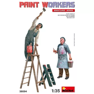   MiniArt - Paint Workers with Accessories 1:35 figura készlet