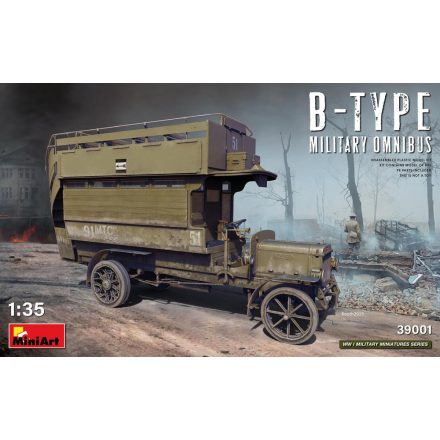 MiniArt  B-Type Military Omnibus makett