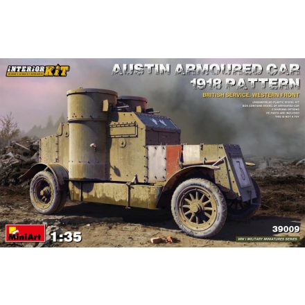 MiniArt Austin Armoured Car 1918 Pattern. British Service. Western Front . Interior Kit makett