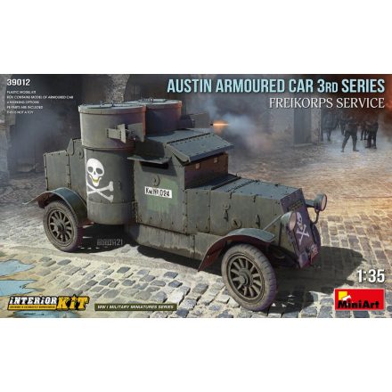MiniArt AUSTIN ARMOURED CAR 3rd SERIES: FREIKORPS SERVICE. INTERIOR KIT makett