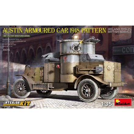 MiniArt Austin Armoured Car 1918 Pattern. Ireland 1919-21. British Service. Interior Kit makett