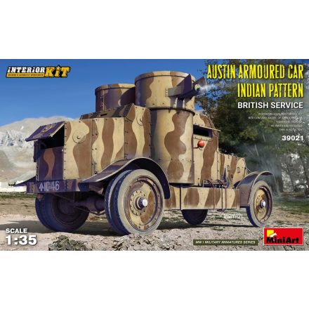 MiniArt Austin Armoured Car Indian Pattern. British Service. Interior Kit makett