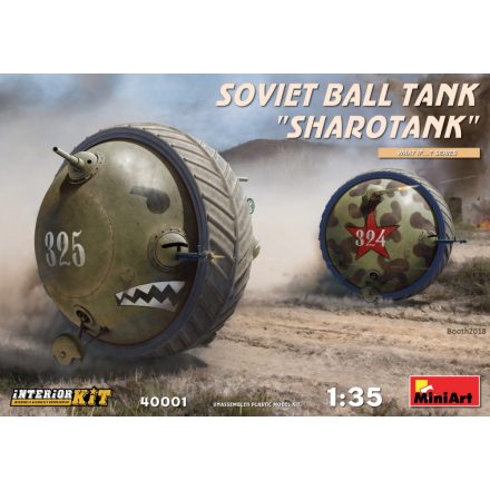 MiniArt Soviet ball tank "Sharotank" interior makett