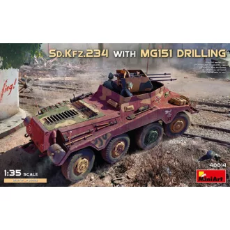 MiniArt Sd.Kfz. 234 with MG151 Drilling makett
