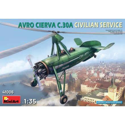 Miniart AVRO CIERVA C.30A CIVILIAN SERVICE makett