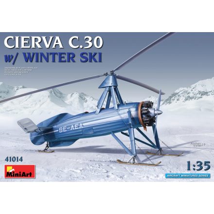 Miniart Cierva C.30 with Winter Ski makett