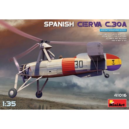 Miniart Spanish Cierva C.30A makett