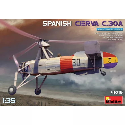 Miniart Spanish Cierva C.30A makett
