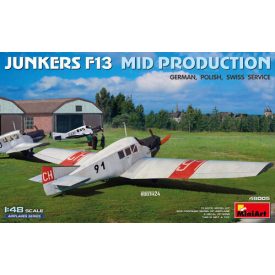   Miniart Junkers F13 Mid Production (German, Polish, Swiss Service) makett