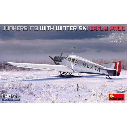 Miniart Junkers F13 with Winter Ski Early Production makett