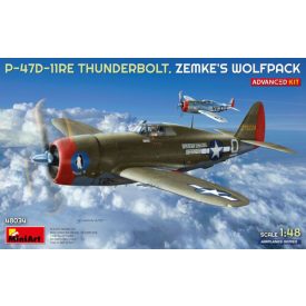   Miniart Republic P-47 D-11RE Thunderbolt - Zemke's Wolfpack (Advanced Kit) makett