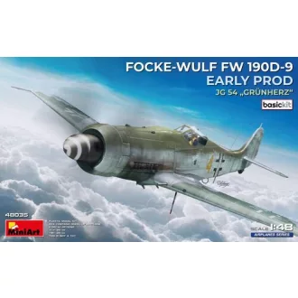   Miniart Focke-Wulf Fw-190 D-9 Early Production - JG.54 Grunherz (Basic Kit) makett