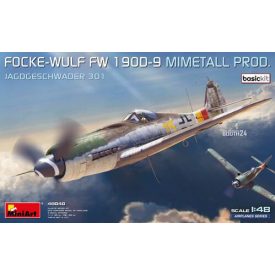   Miniart Focke Wulf Fw-190 D-9 - Mimetall Production Jagdgeschwader 301 (Basic Kit) makett
