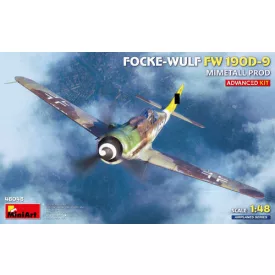  Miniart Focke Wulf Fw- 190 D-9 - Mimetall Production (Advanced Kit) makett