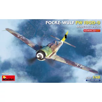   Miniart Focke Wulf Fw- 190 D-9 - Mimetall Production (Advanced Kit) makett
