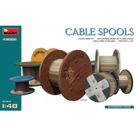 Miniart Cable Spools makett