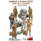 MiniArt German & Italian Pilots with DAL Soldiers North Africa makett