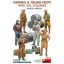MiniArt - German & Italian Pilots w/DAL Soldiers. North Africa 1:48 dioráma kiegészítő