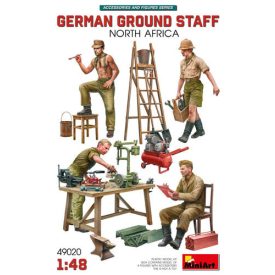 MiniArt German Ground Staff - North Africa makett