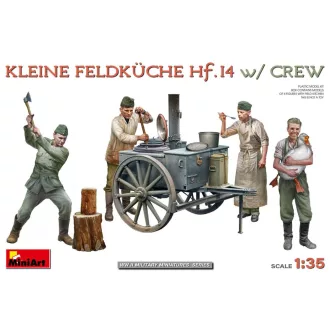   MiniArt - Kleine Feldküche Hf.14 személyzettel 1:35 figura készlet
