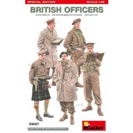 MiniArt British WWII Officers - Special Edition makett