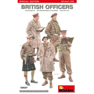 MiniArt British WWII Officers - Special Edition makett