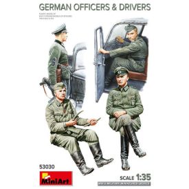 MiniArt German WWII Officers & Drivers makett