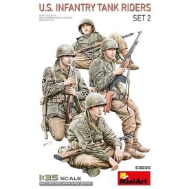 MiniArt US Infantry Tank Raiders Set 2 makett