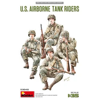   MiniArt - U.S. Airborne Tank Riders 1:35 harci jármű makett