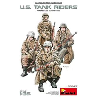   MiniArt - U.S. Tank Riders (Winter 1944-45) 1:35 harci jármű makett