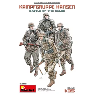   MiniArt - Kampfgruppe Hansen. Battle of the Bulge 1:35 figura készlet