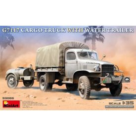 MiniArt G7117 Cargo Truck with Water Trailer makett