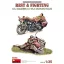 MiniArt Rest & Fighting U.S. Soldiers with WLA Motorcycles makett