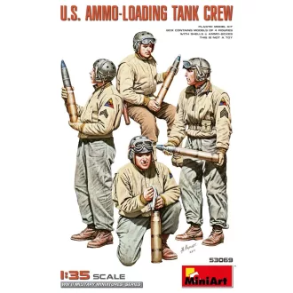   MiniArt - U.S. Ammo-Loading Tank Crew. 2nd Edition 1:35 harci jármű makett