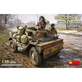 MiniArt Dingo Mk. III Scout Car with Crew makett