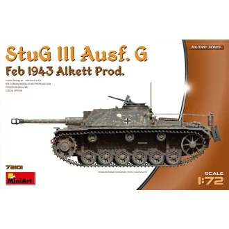   MiniArt - StuG III Ausf. G Feb 1943 Prod 1:72 harci jármű makett