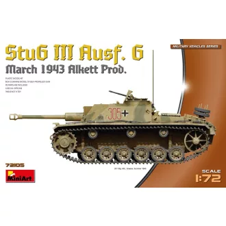   MiniArt - StuG III Ausf. G March 1943 Prod 1:72 harci jármű makett
