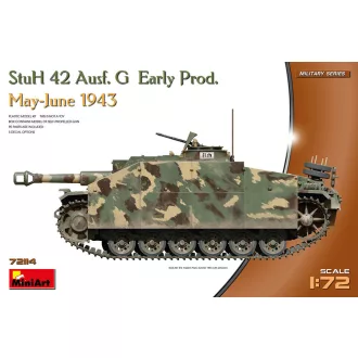   MiniArt - StuH 42 Ausf. G korai gyártás 1:72 harci jármű makett