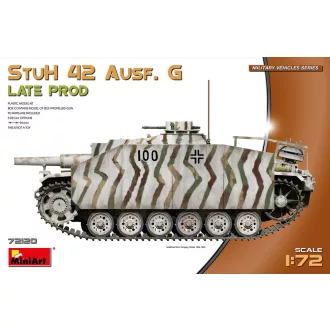   MiniArt - StuH 42 Ausf. G késői gyártás 1:72 harci jármű makett