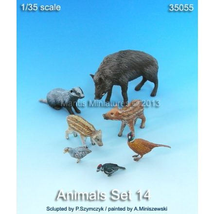 Mantis Miniatures Animals Set - 14