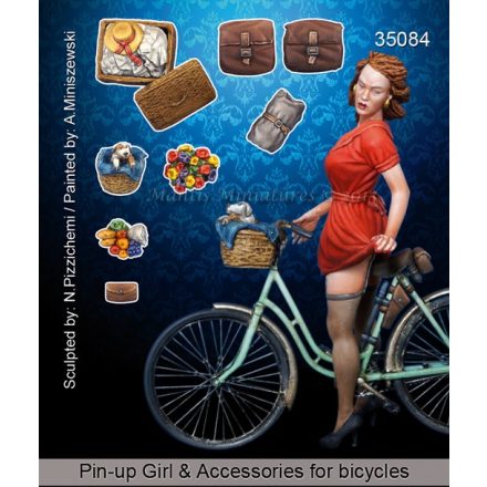 Mantis Miniatures Pin-up Girl & Accessories for bicycles