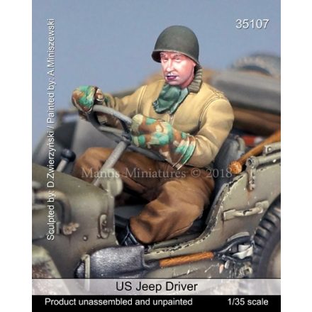 Mantis Miniatures US Jeep Driver, WWII
