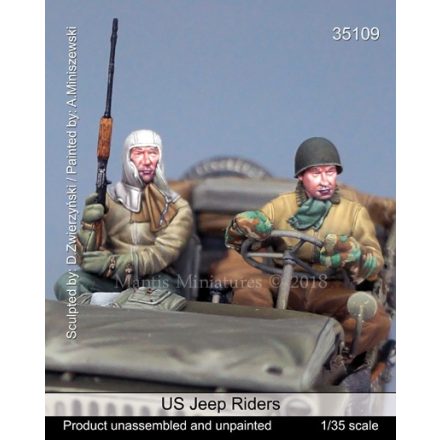 Mantis Miniatures US Jeep Riders, WWII