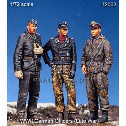 Mantis Miniatures WWII German Officers (Late War)