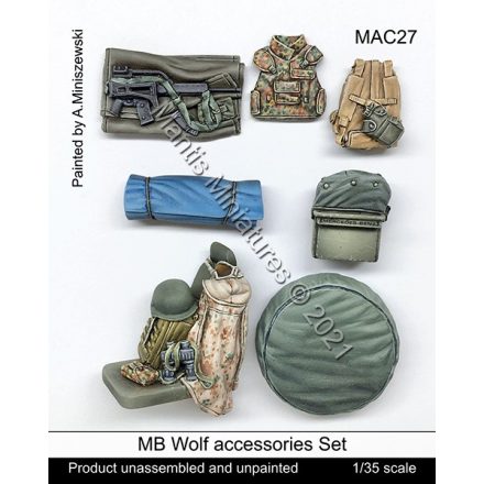 Mantis Miniatures MB Wolf accesories Set (Revell)